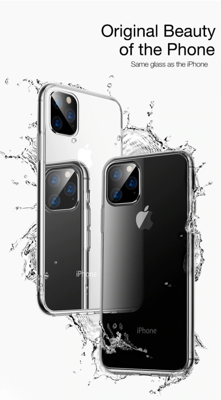 Vaku ® Apple iPhone 11 Pro Bayer Series with Anti yellow + Anti explosion TPE Case Back Cover