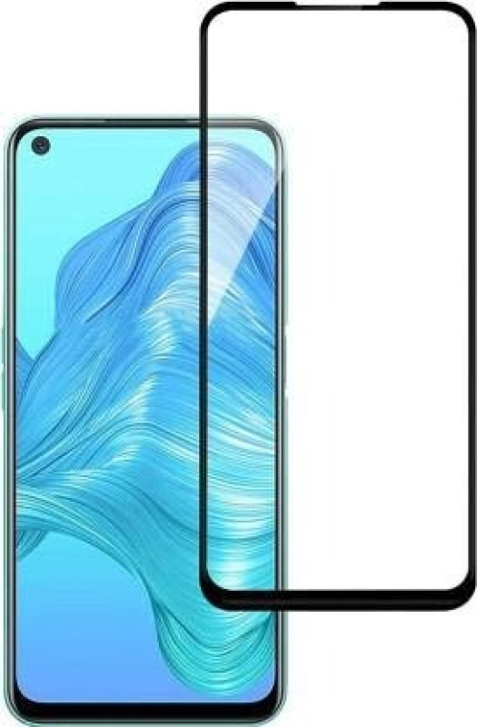 Dr. Vaku ® Realme C17 5D Full Edge-to-Edge Ultra-Strong Ultra-Clear Full Screen Tempered Glass- Black