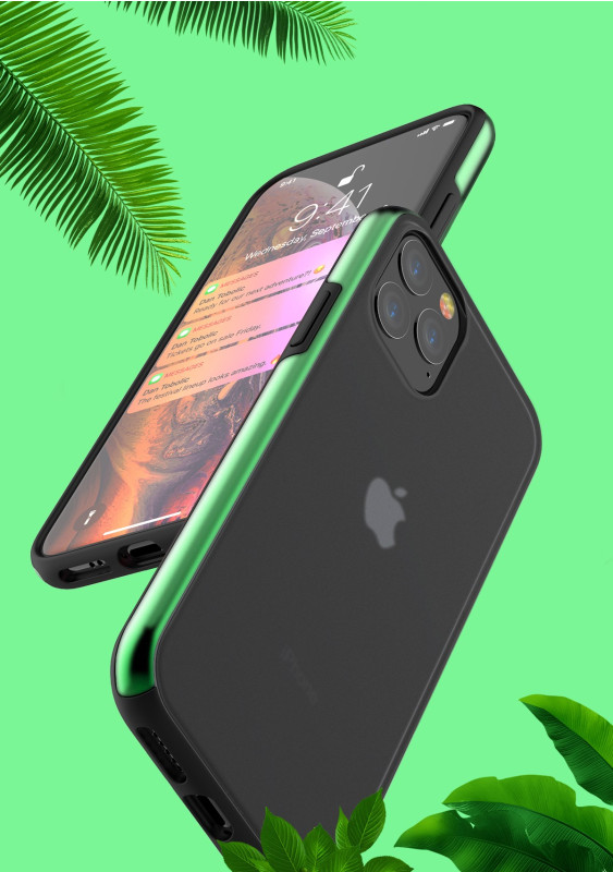 Vaku ® For Apple iPhone 11 Pro Amor Shock-Proof Case with additional Matte Bumper Back Cover