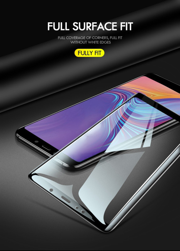 Dr. Vaku ® Samsung Galaxy A80 5D Curved Edge Ultra-Strong Ultra-Clear Full Screen Tempered Glass