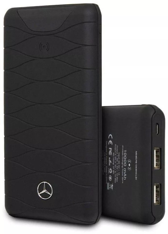 Mercedes Benz ® Superaza Dual USB 10000 mAh wireless Charging with Digital Display Indicator and USB Cable