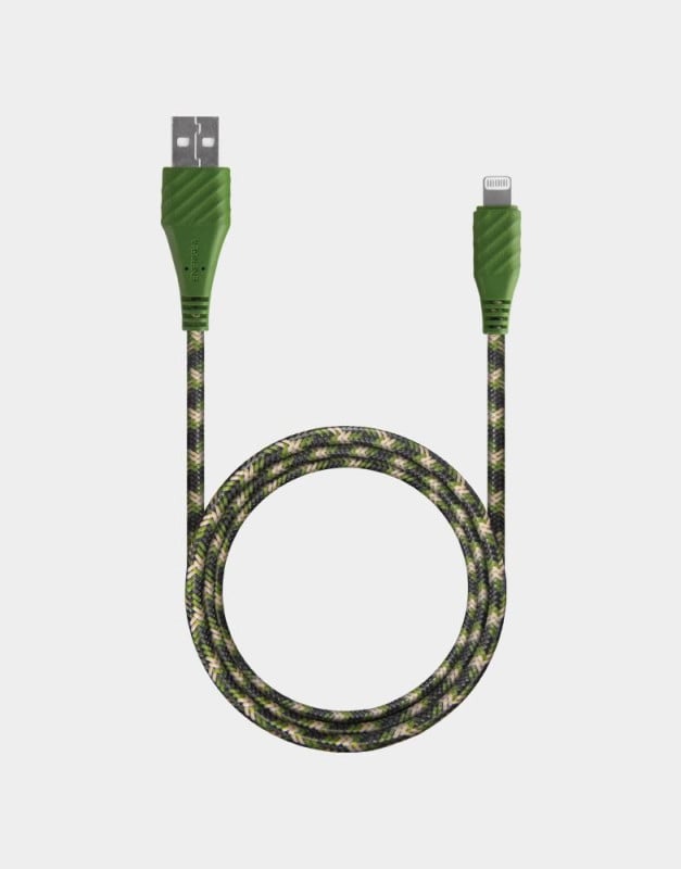 Vaku ® NYLO EXTREME 3A MFI certified Dupont Kevlar Bullet Proof Lightning Cable with 10 Years Limited Warranty