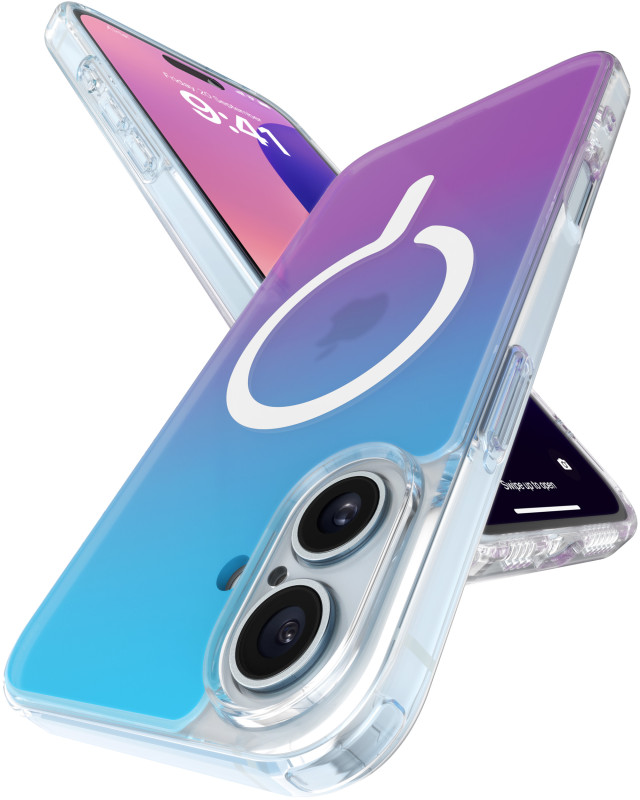 Vaku Luxos ® Apple iPhone 16 Plus Infinity MagPro Gradient Colored 6.5 Feet Drop Protection Shockproof Certified Mag-Safe Back Cover