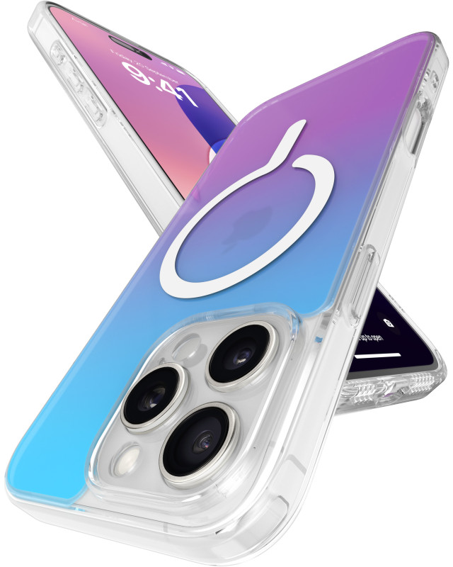 Vaku Luxos ® Apple iPhone 16 Pro Infinity MagPro Gradient Colored 6.5 Feet Drop Protection Shockproof Certified Mag-Safe Back Cover