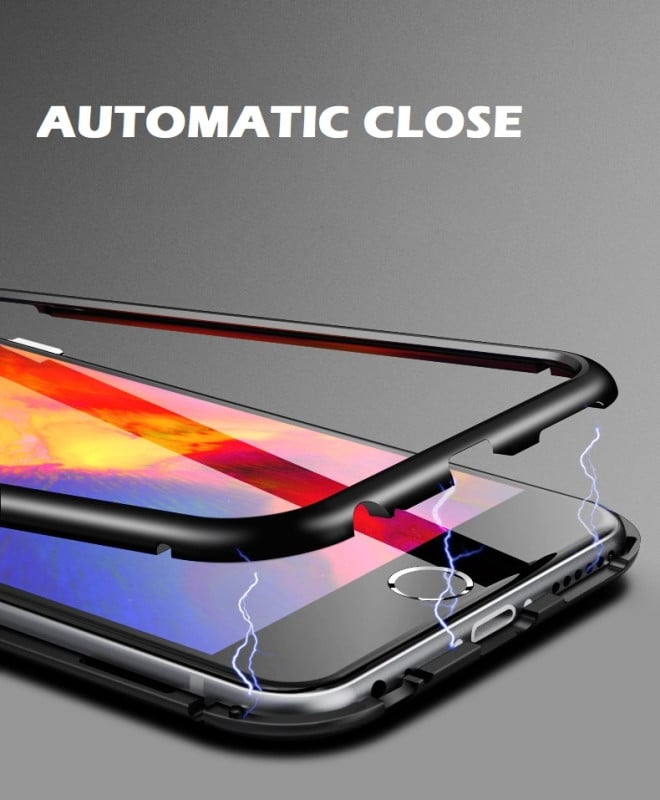 Vaku ® Apple iPhone 7 Electronic Auto-Fit Magnetic Wireless Edition Aluminium Ultra-Thin CLUB Series Back Cover