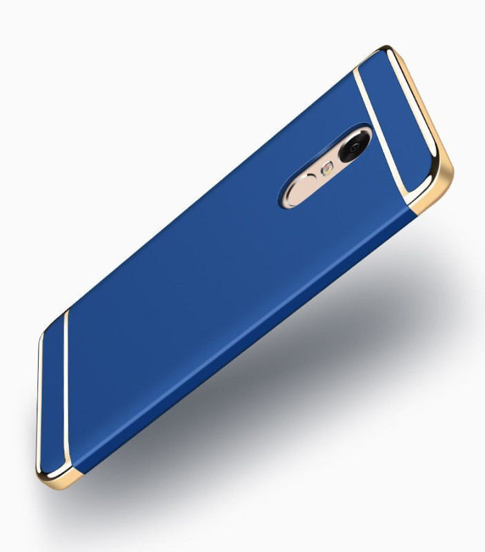 Vaku ® Redmi Note 4 Ling Series Ultra-thin Metal Electroplating Splicing PC Back Cover