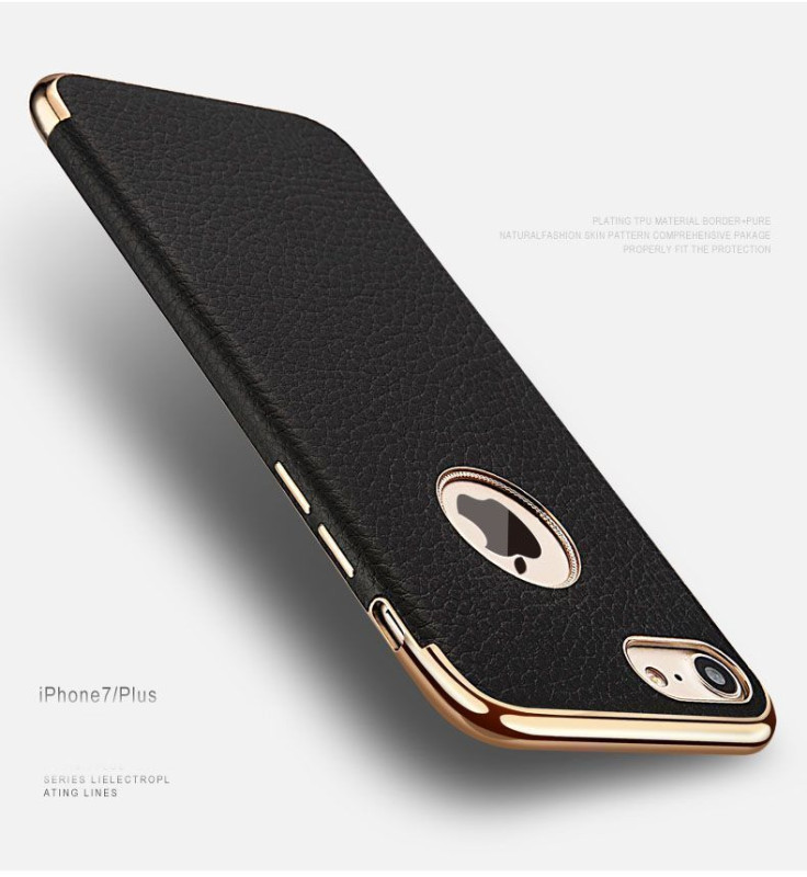 Vaku ® Apple iPhone 12 Cheron Leather Electroplated Soft TPU Back