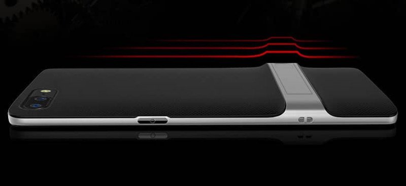 Vaku ® OnePlus 5 Royle Case Ultra-thin Dual Metal + inbuilt Stand Soft / Silicon Case