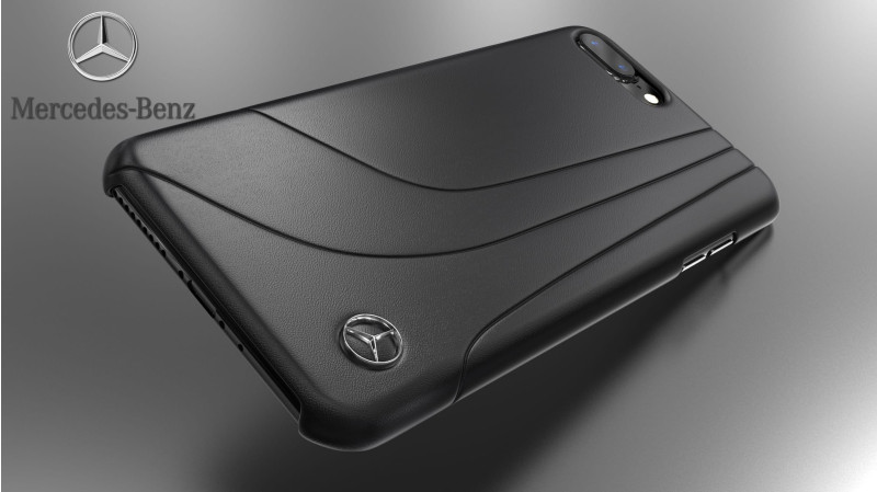 Mercedes Benz ® Apple iPhone 7 Plus Redressa Series Premium Leather Drop Line Technology Case Back Cover