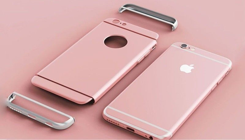 i-Paky ® Apple iPhone 6 / 6S Ling Series Ultra-thin Electroplating Splicing PC Back Cover