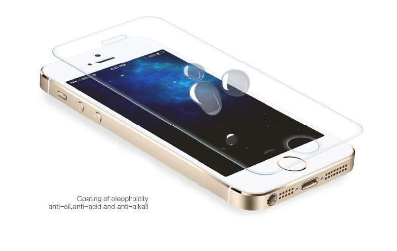 Rock ® Apple iPhone 5 / 5S / SE Anti-Explosion 0.3mm Ultra-thin 2.5D Curved Edge 9H Hardness Tempered Glass Screen Protector Transparent
