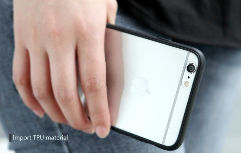 Rock ® Apple iPhone 6 / 6S Pure Series Transparent Ultra-thin Clear View TPU Protective Case Back Cover