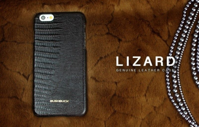 Bushbuck ® Apple iPhone 6 Plus / 6S Plus Lizard Textured Design Premium Leather Back Cover