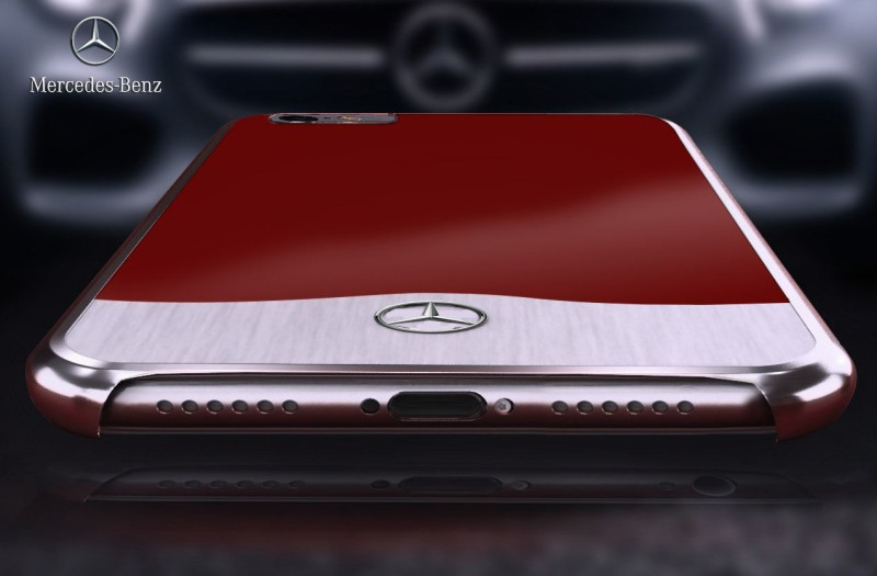 Mercedes Benz ® Apple iPhone 6 / 6s SLR McLaren Series Electroplated Metal Hard Case Back Cover