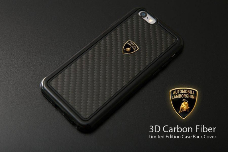 Lamborghini ® Apple iPhone 6 / 6S Official 3D Carbon Fiber Limited Edition Case Back Cover