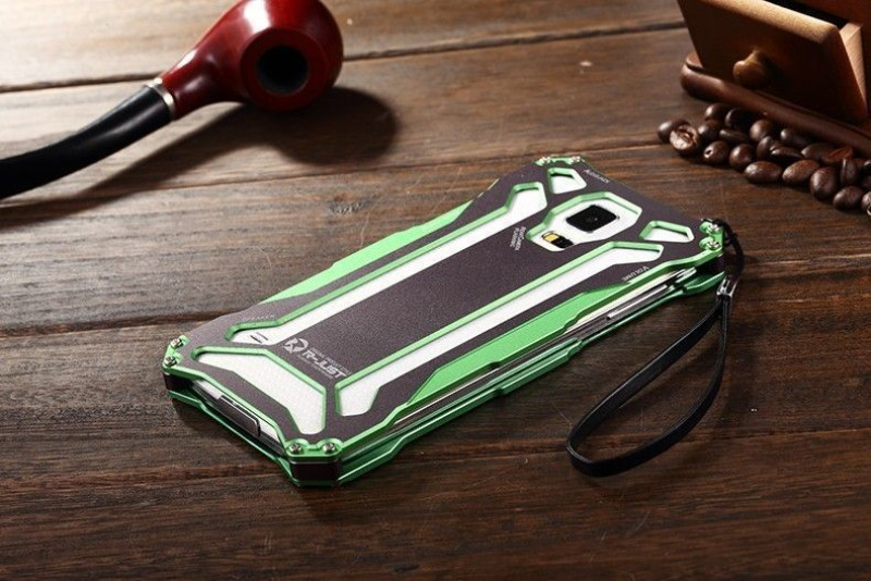 R-JUST ® Samsung Galaxy S5 GUNDAM Aluminium Alloy Dual-Color Oxidation Metal Case Back Cover