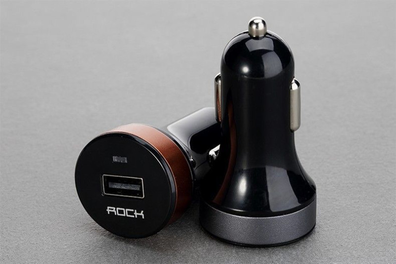 Rock ® Turbo Bullet Qualcomm Chip Quick Charge 2.0 Car Charger