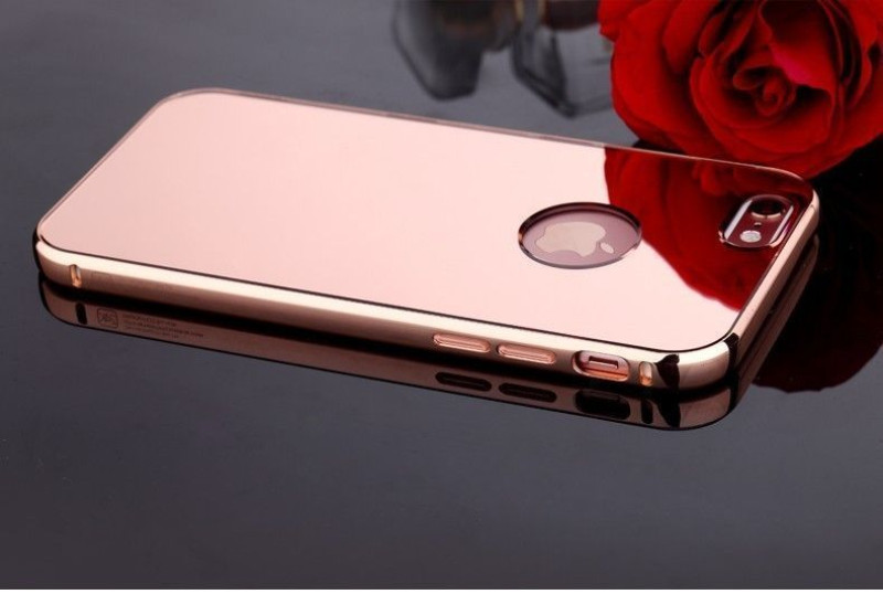 Rock ® Apple iPhone 6 / 6S Infinite Mirror 24K Plated Aluminium Alloy Bumper Case Back Cover