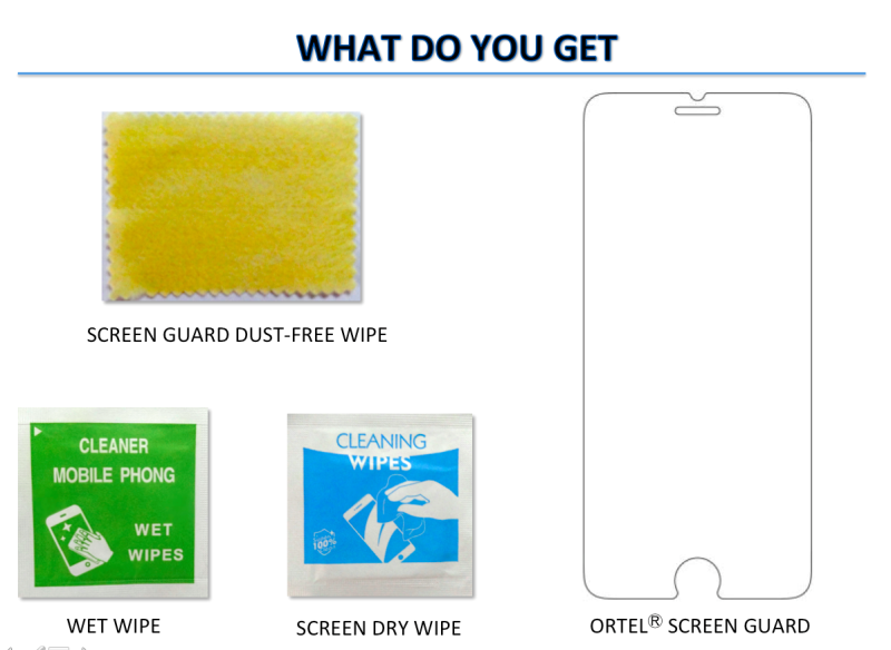 Ortel ® Samsung Wave 533 Screen guard / protector