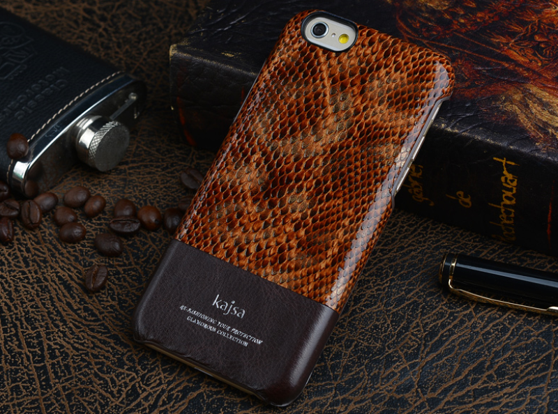 Kajsa ® Apple iPhone 6 Plus / 6S Plus Glamorous Rich Skin Ultra Faux Leather Protective Case Back Cover