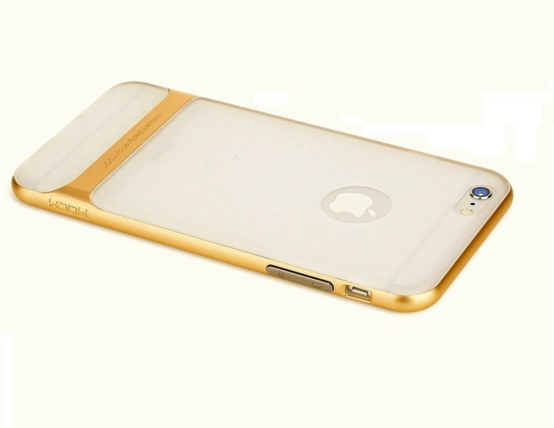 Rock ® Apple iPhone 6 / 6S Royle II Ultra-thin Dual Metal Finish Translucent Soft / Silicon Case