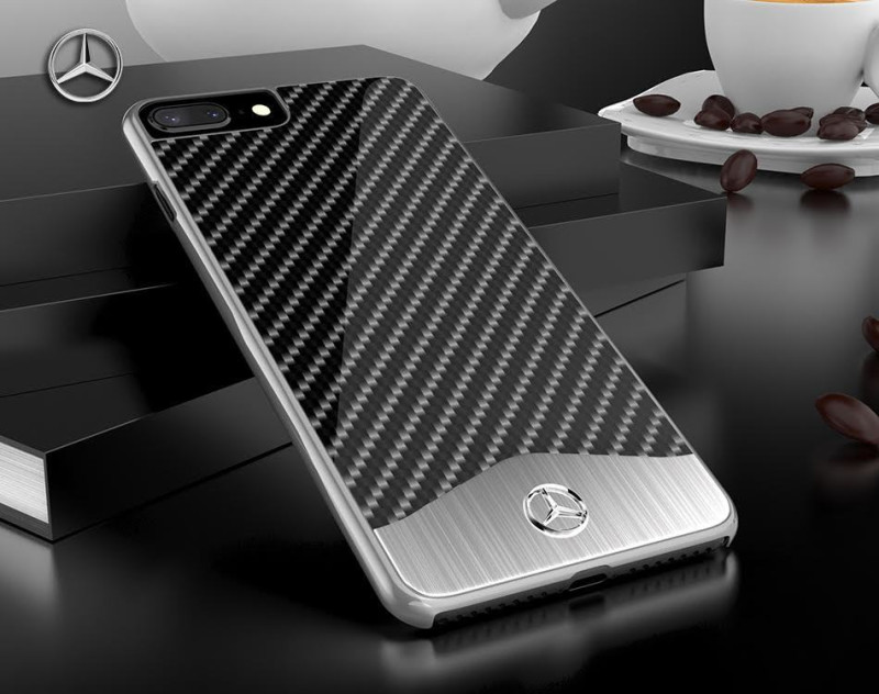 Mercedes Benz ® Apple iPhone 6S Plus / 6 Plus SLR McLaren Carbon Fibre (Limited Edition) Electroplated Metal Hard Case Back Cover