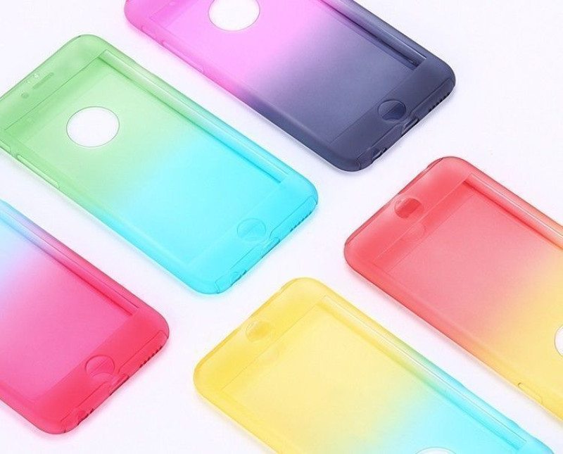 Vaku ® Apple iPhone 5 / 5S / SE 360 Full Protection Dual-Colour Finish 3-in-1 Ultra-thin Slim Front Case + Tempered + Back Cover
