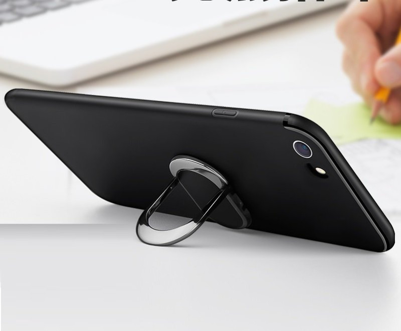 DUZHI ® Apple iPhone 6 / 6S Lengium Series Ultra-thin Metal Electroplating Splicing With Metal Holder + Stand PC Back Cover