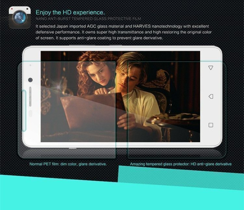 Dr. Vaku ® Lenovo Vibe P1M Ultra-thin 0.2mm 2.5D Curved Edge Tempered Glass Screen Protector Transparent