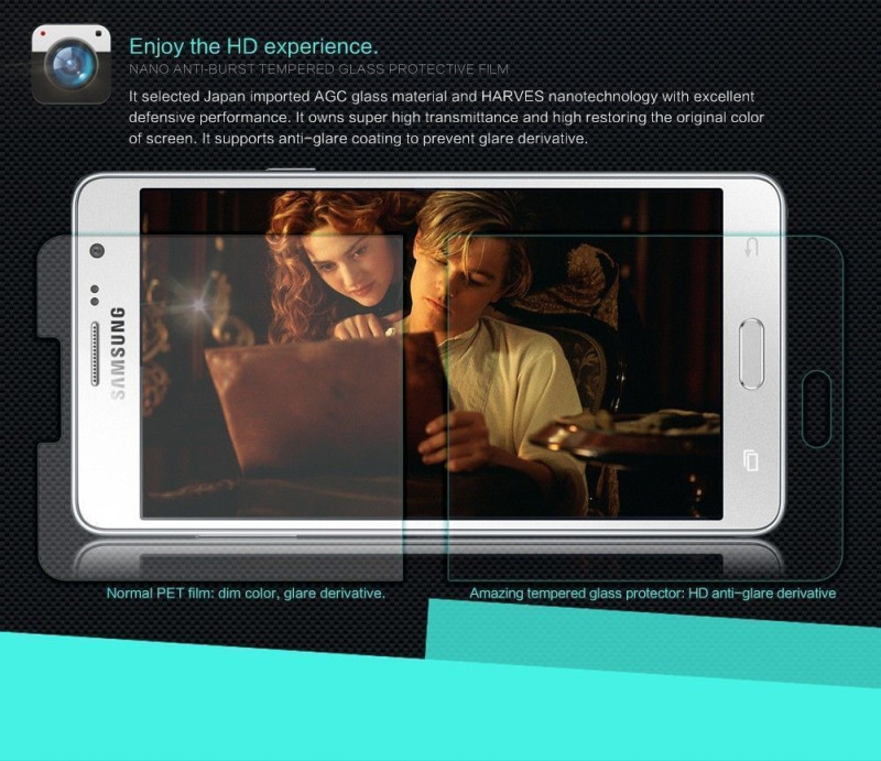 Dr. Vaku ® Samsung Galaxy On5 Ultra-thin 0.2mm 2.5D Curved Edge Tempered Glass Screen Protector Transparent