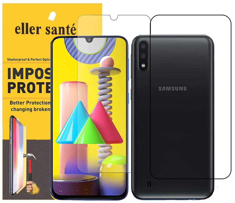 Eller Sante ® Samsung Galaxy M01 Impossible Hammer Flexible Film Screen Protector (Front+Back)