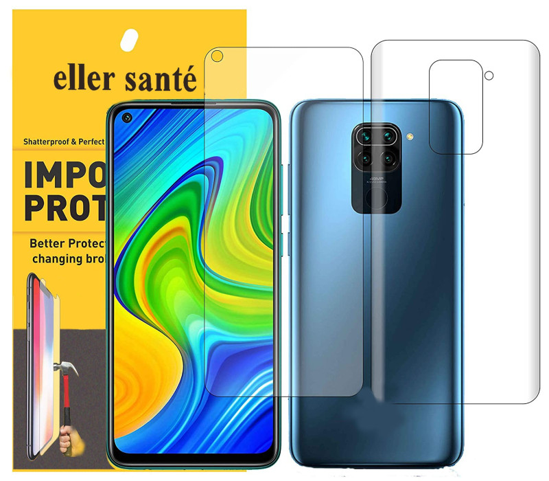 Eller Sante ® Redmi Note 9 Pro Impossible Hammer Flexible Film Screen Protector (Front+Back)