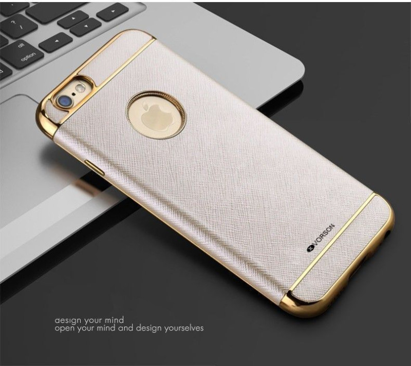 Vorson ® Apple iPhone 6 Plus / 6S Plus Ling Series Ultra-thin Metal Electroplating Splicing PC Back Cover