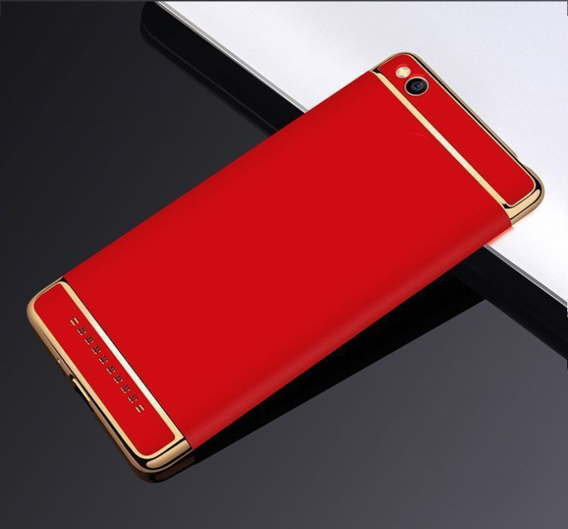 Vaku ® Xiaomi Redmi 5A Ling Series Ultra-thin Metal Electroplating Splicing PC Back Cover
