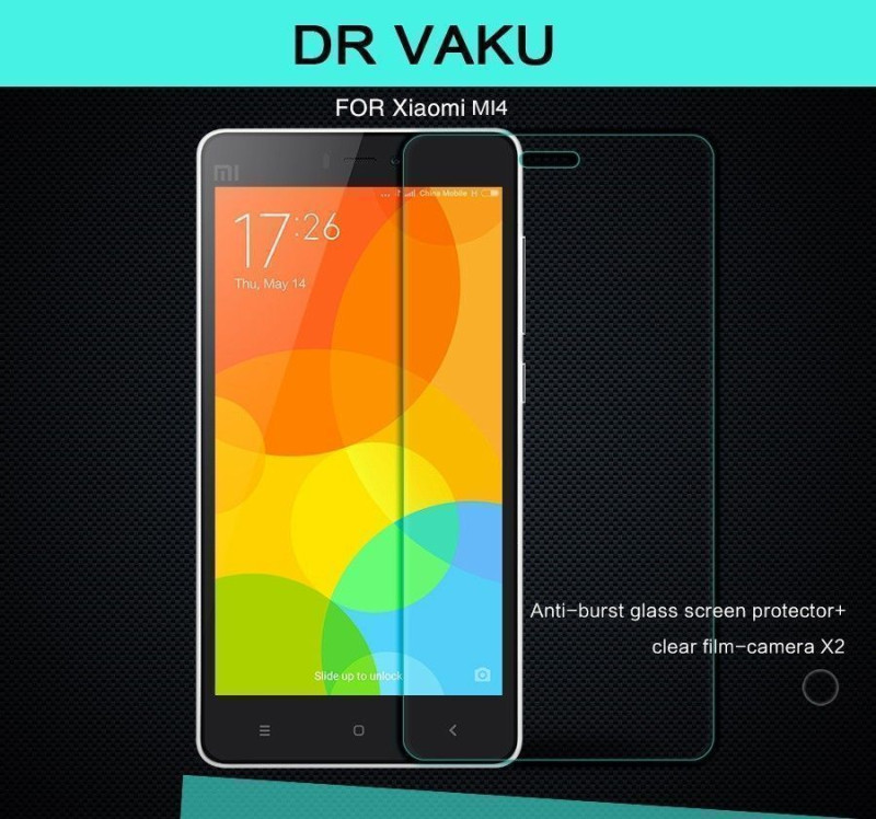 Dr. Vaku ® Xiaomi Mi4 Ultra-thin 0.2mm 2.5D Curved Edge Tempered Glass Screen Protector Transparent