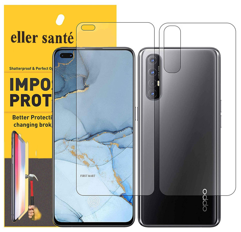 Eller Sante ® Oppo Reno 3 Pro Impossible Hammer Flexible Film Screen Protector (Front+Back)