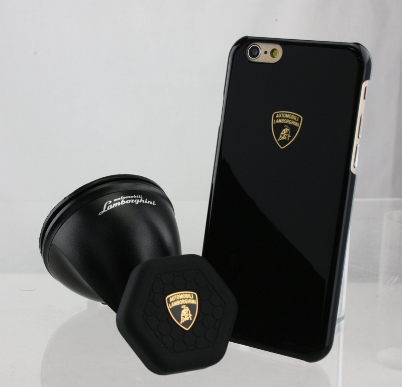 Lamborghini ® Apple iPhone 6 Plus / 6S Plus Official Inbuilt Auto-Magnet Case + Suction Car Mount Back Cover