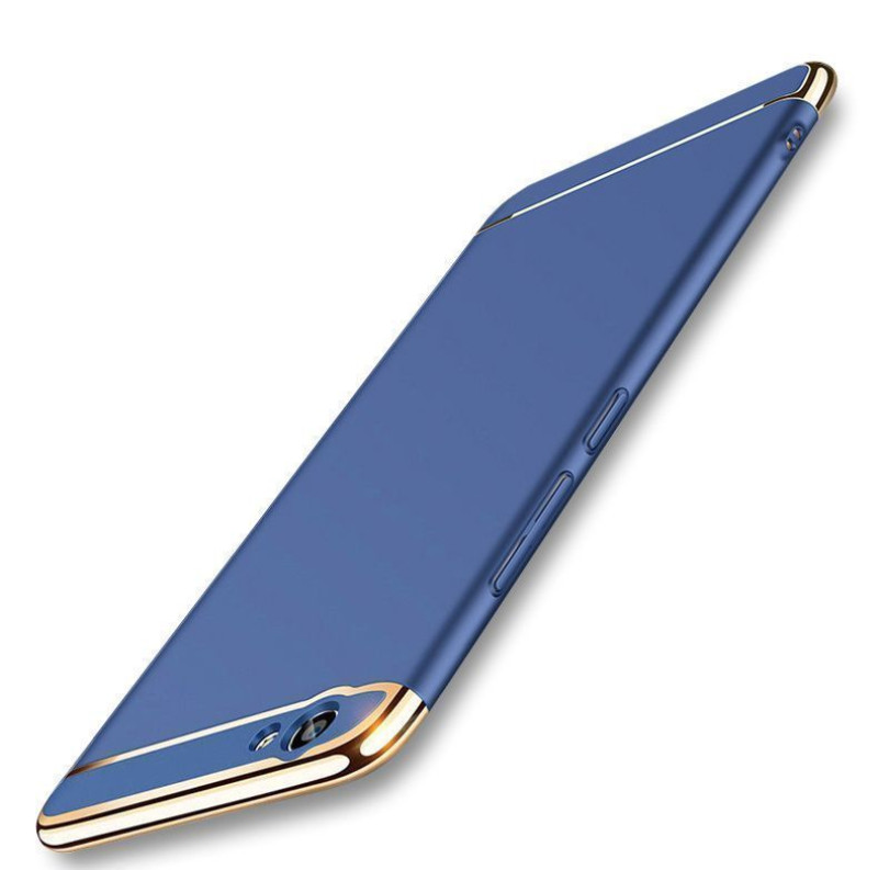 Vaku ® VIVO V5s / V5 Ling Series Ultra-thin Metal Electroplating Splicing PC Back Cover