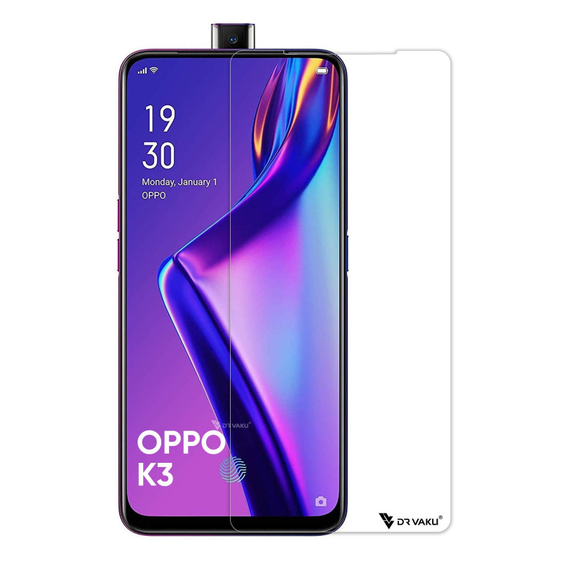 Dr. Vaku ® Oppo K3 2.5D Ultra-Strong Ultra-Clear Full Screen Tempered Glass-Transparent