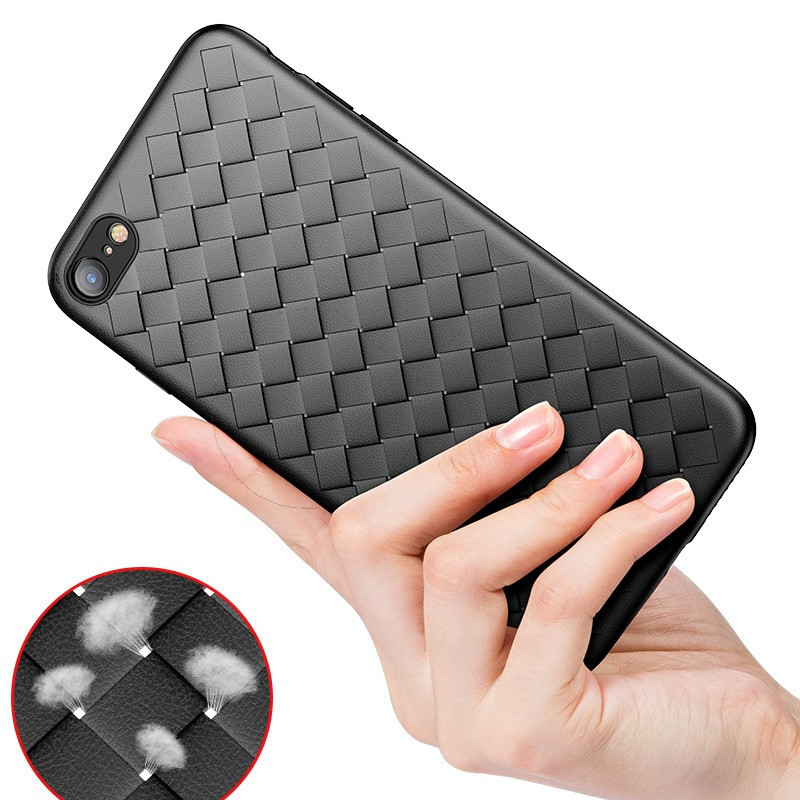 Vaku ® Apple iPhone 6 / 6S WeaveNet Series Cross-Knitt Heat-Dissipation Edition Ultra-Thin TPU Back Cover