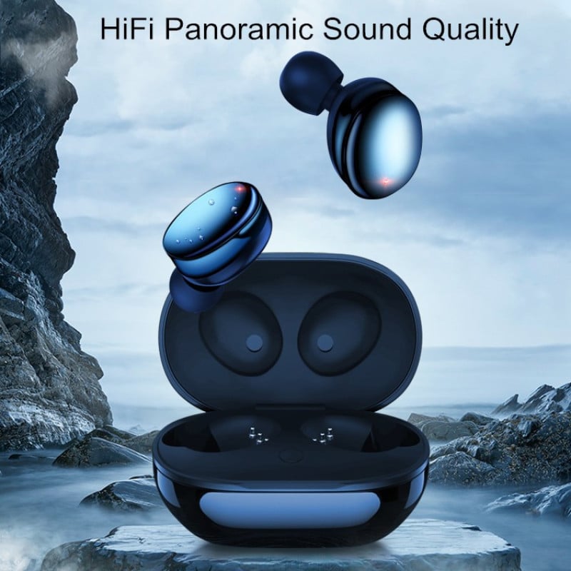 VAKU ® TWS T-880 Hifi Binaural Bluetooth 5.0 TWS Earphones Noise Reduction IPX7 Waterproof Earphone