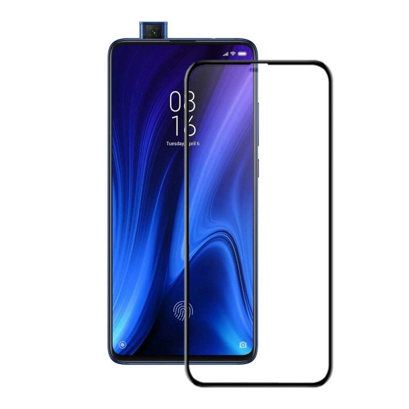 Dr. Vaku ® Xiaomi Redmi K20 / K20 Pro 5D Curved Edge Ultra-Strong Ultra-Clear Full Screen Tempered Glass-Black