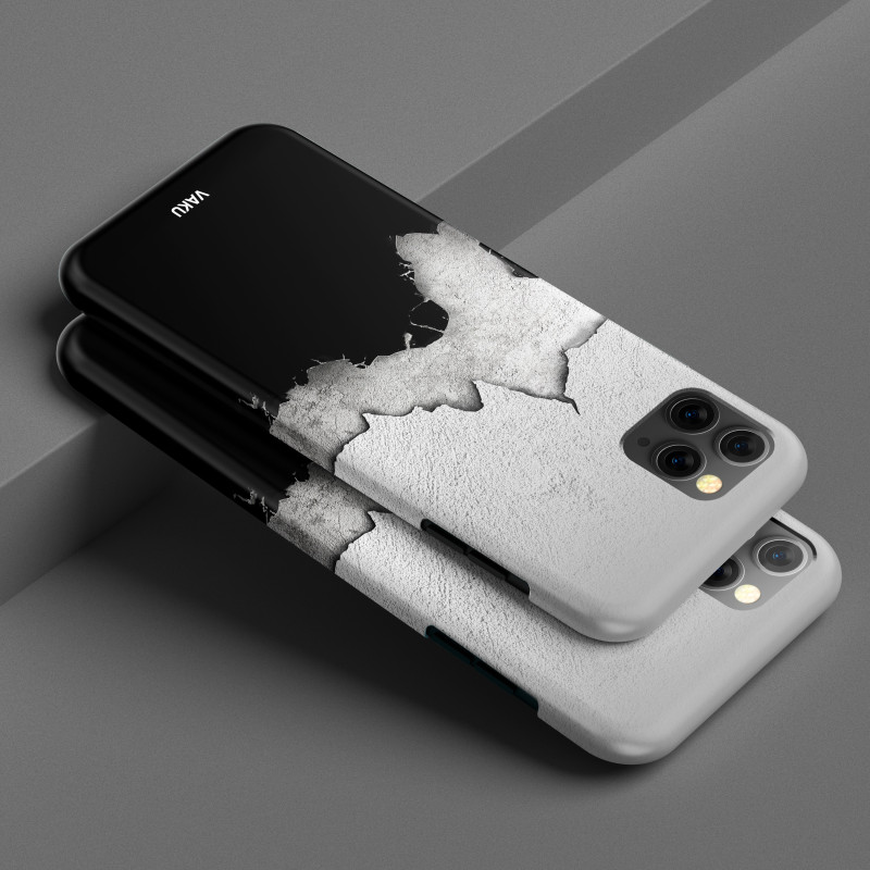 Vaku ® Apple iPhone 11 Pro Crack Stone Designer Print Back Cover