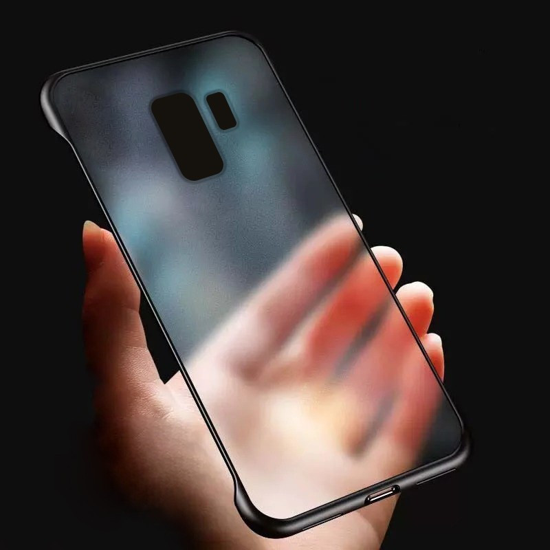 VAKU ® Samsung Galaxy S9 Frameless Semi Transparent Cover (Ring not Included)