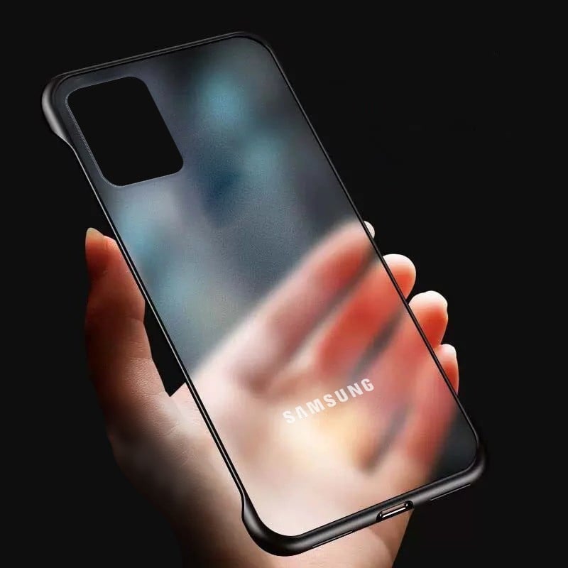 VAKU ® Samsung Galaxy S10 lite Frameless Semi Transparent Cover (Ring not Included)