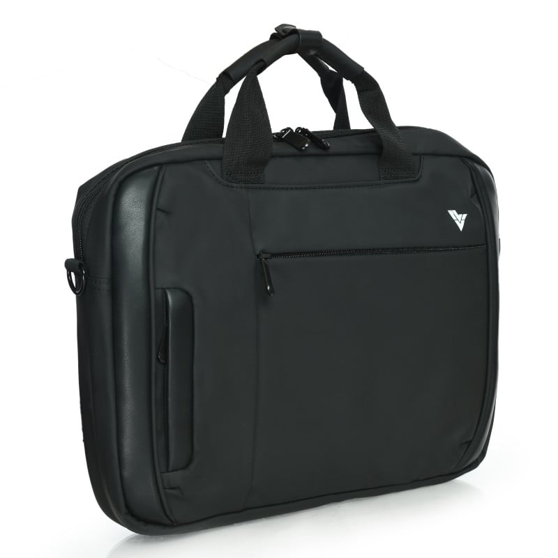 Vaku Luxos ® BEVERLY Laptop Sleeve with Strap highly durable Compatible for MacBook 13|14" - Black