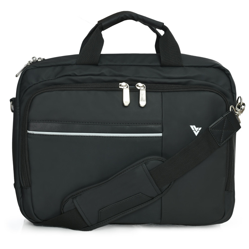 Vaku Luxos ® MARSEILLE Laptop Sleeve with Strap highly durable Compatible for Macbook 13|14 Inch - Black