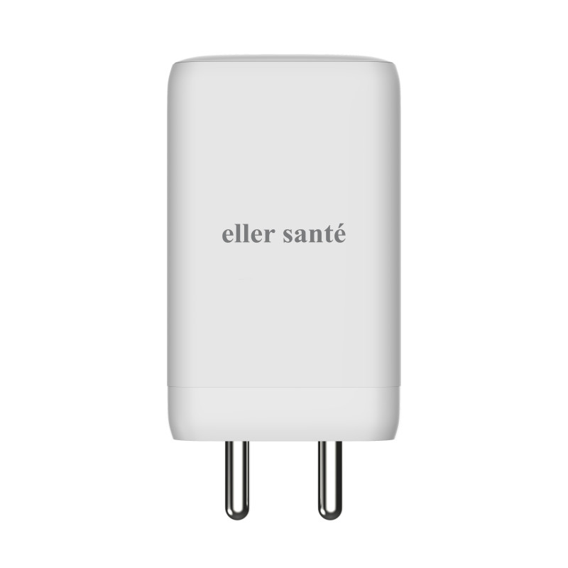 eller sante ® 65W PD 3.0 GaN USB C Adapter with 3-Port Fast Wall Charger Compatible for iPhone 13 Pro Max/13 Pro/13/13 Mini, MacBook Pro, iPad Pro