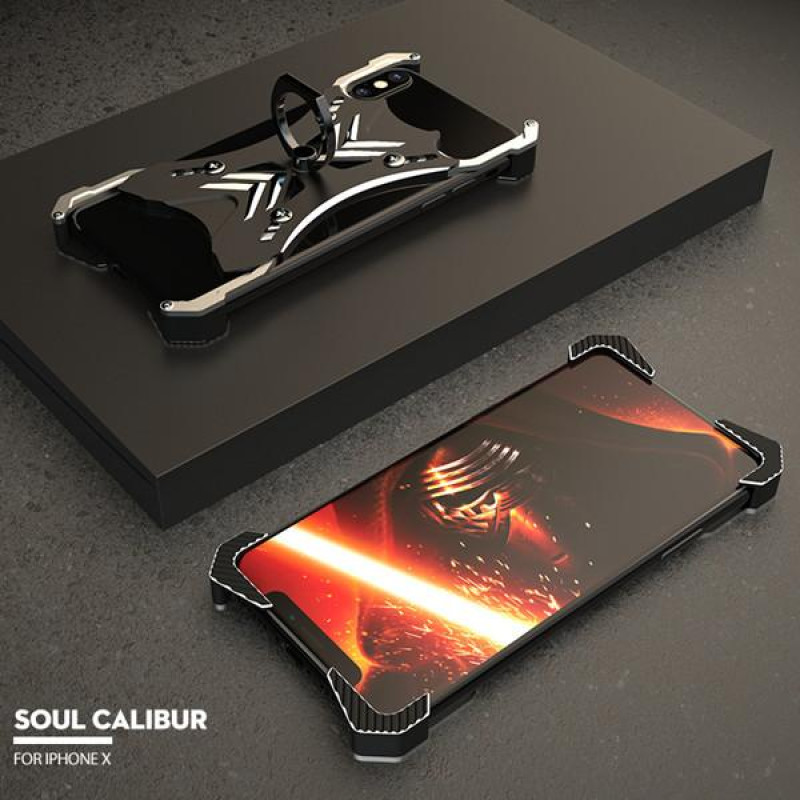 R-Just ® Apple iPhone X Sword Claw Aluminium Alloy Super Strong Case