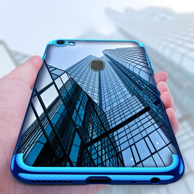Vaku ® OPPO F5 CAUSEWAY Series Top Quality Soft Silicone 4 Frames + Ultra-thin Transparent Cover